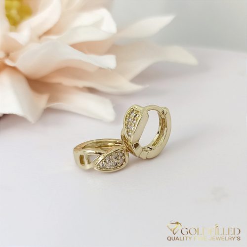 Goldfilled Cercei antialergici 13mm culoare 14K	