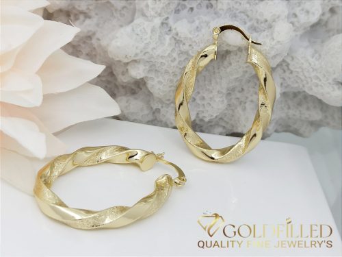 Goldfilled Cercei antialergici cerc 45mm culoare 14K	