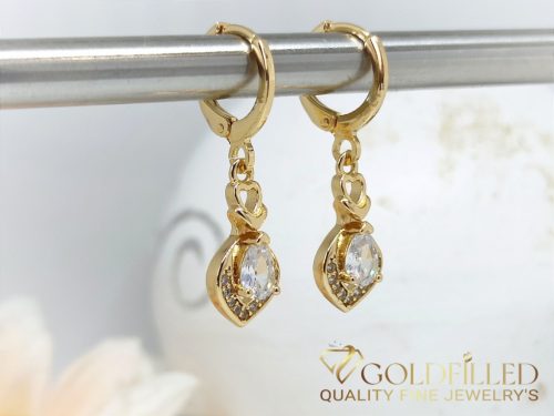 Goldfilled Cercei Antialergici 32mm 18K Culoare	