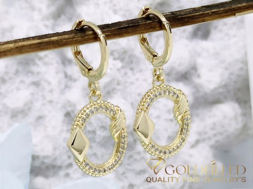 Goldfilled Cercei antialergici 34mm culoare 14K	