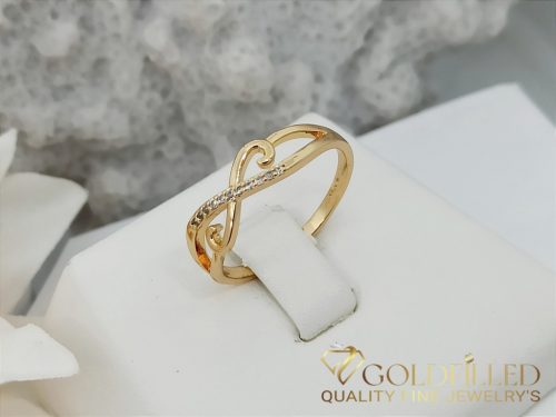  Inel antialergic „Goldfilled”, disponibile în diferite mărimi, culoare 18K