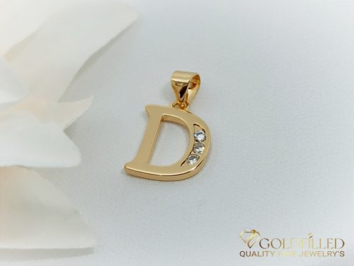 Pandantiv antialergic „Goldfilled” 23mm, culoare 18K