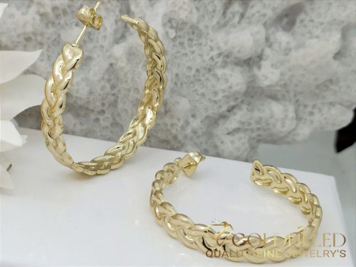 Goldfilled Cercei antialergici cerc 40mm culoare 14K	