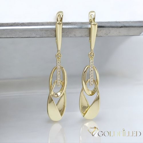 Cercei Goldfilled Antialergici 50mm 14K culoare