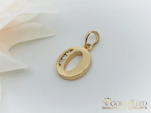 Pandantiv antialergic „Goldfilled” 23mm, culoare 18K