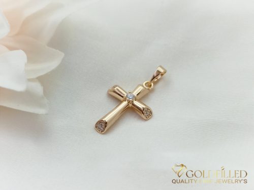 Pandantiv antialergic „Goldfilled” 28 mm, culoare 18K