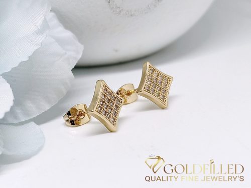 Goldfilled Cercei antialergici 9mm culoare 18K	